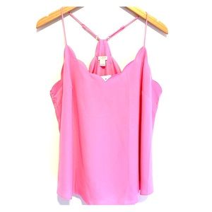 NWT J. Crew Scalloped Cami Top